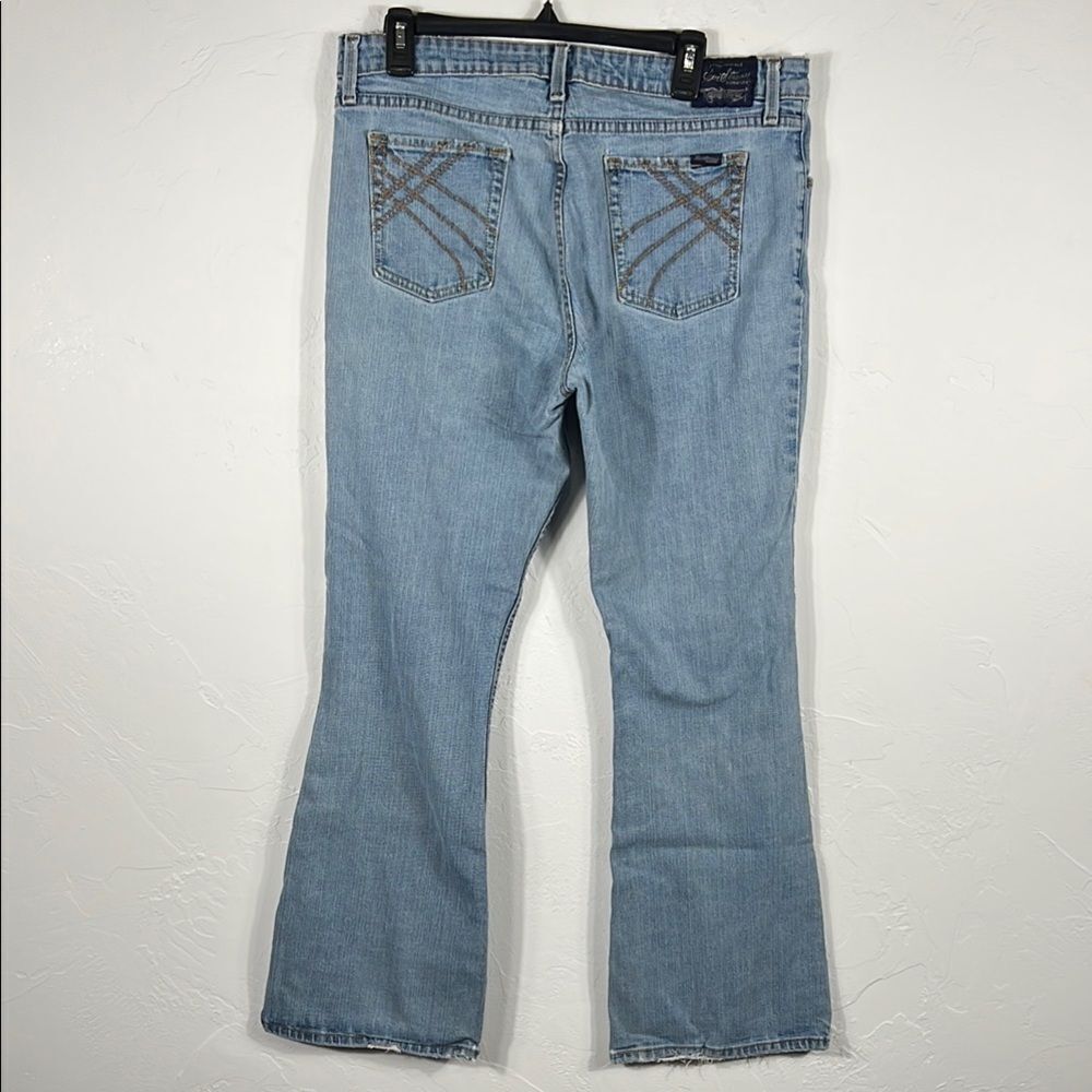 Vtg. ‎ LEVI STRAUSS SIGNATURE COLLECTION Low Rise Flare JEANS Women -Junior 15
